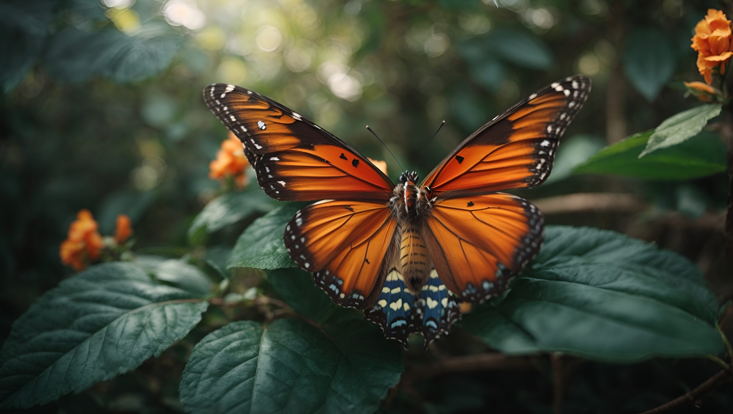 A majestic butterfly