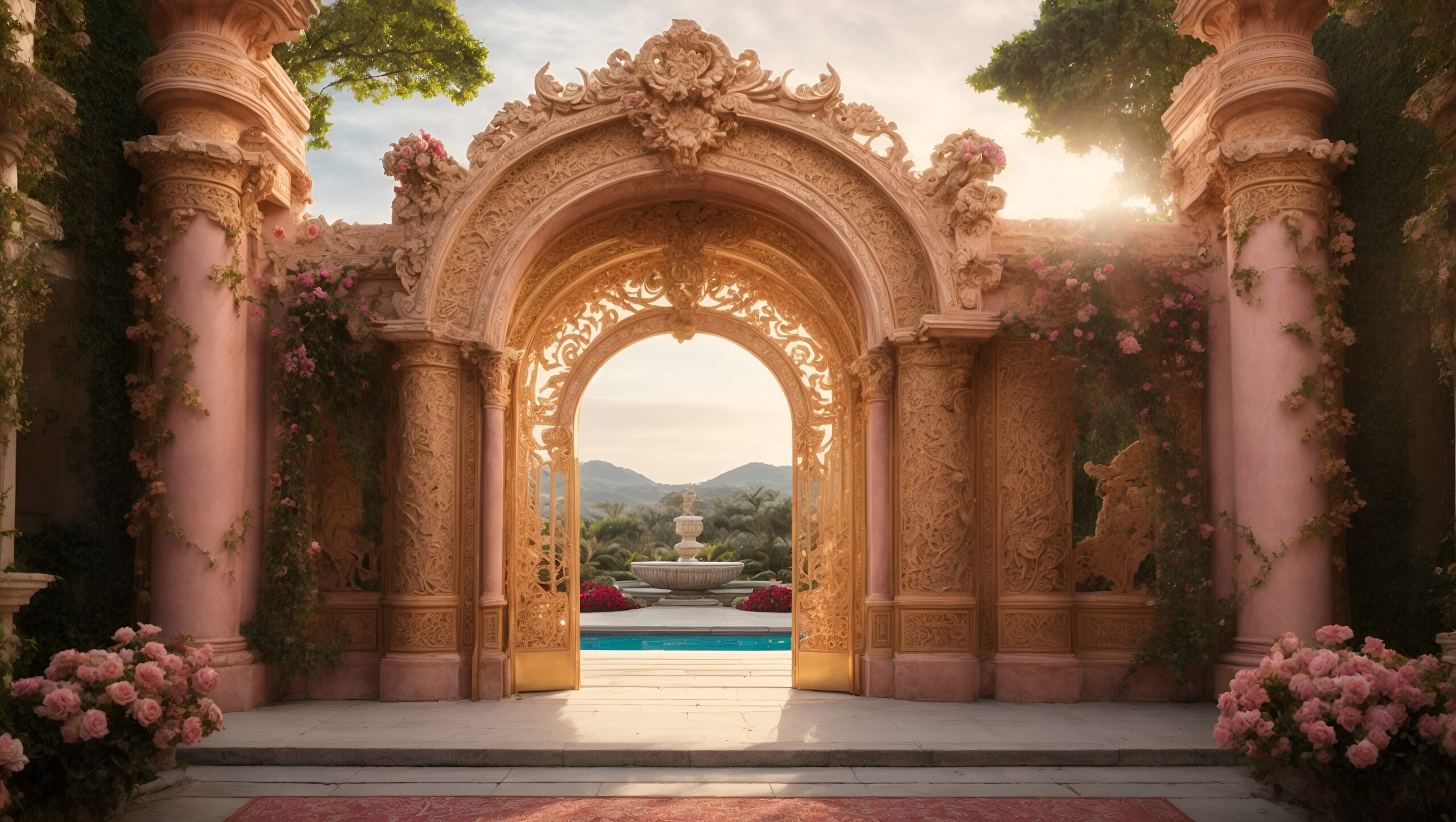 Hyperrealistic portrayal of the Gate of Sexuality
